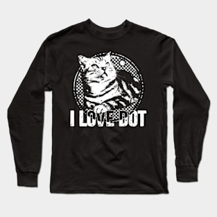 I LOVE DOT Cute Cat International Dot Day Long Sleeve T-Shirt